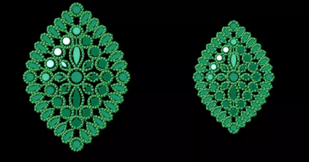 Pendant Set 12 3D print model_0