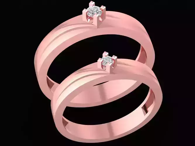 rose gold wedding rings 2515
