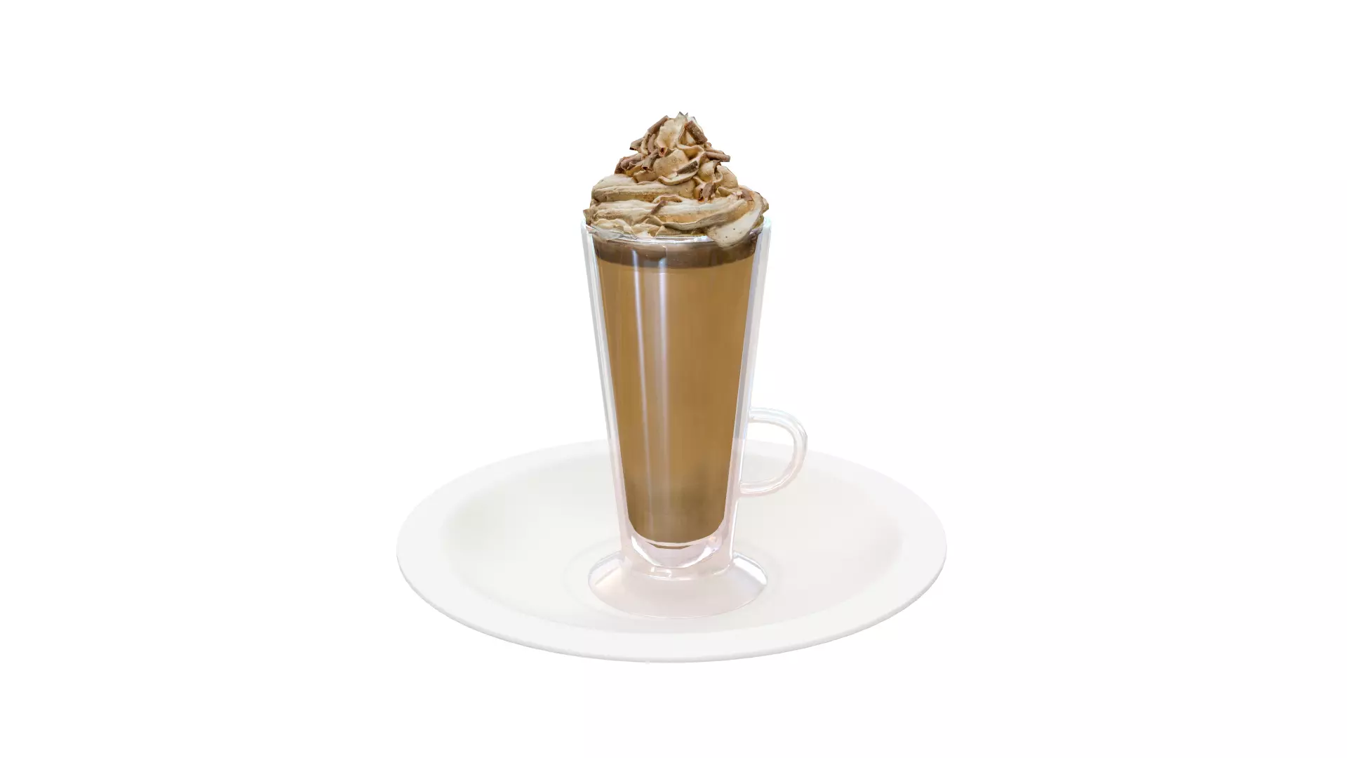 Nutella Latte Free low-poly 3D model