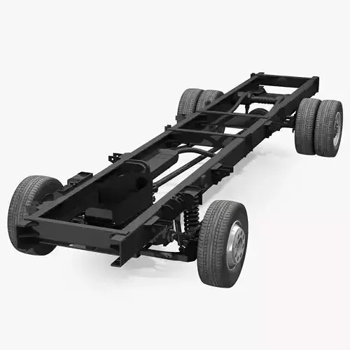 Truck Chassis 2x4 3D model