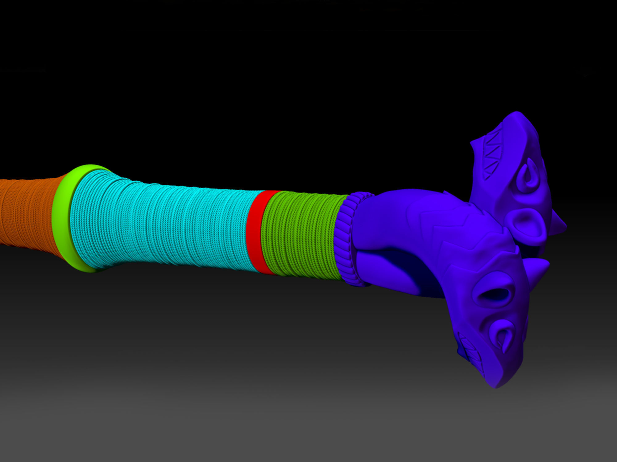 Witcher Sword pack Steel and silver 3D print model_13