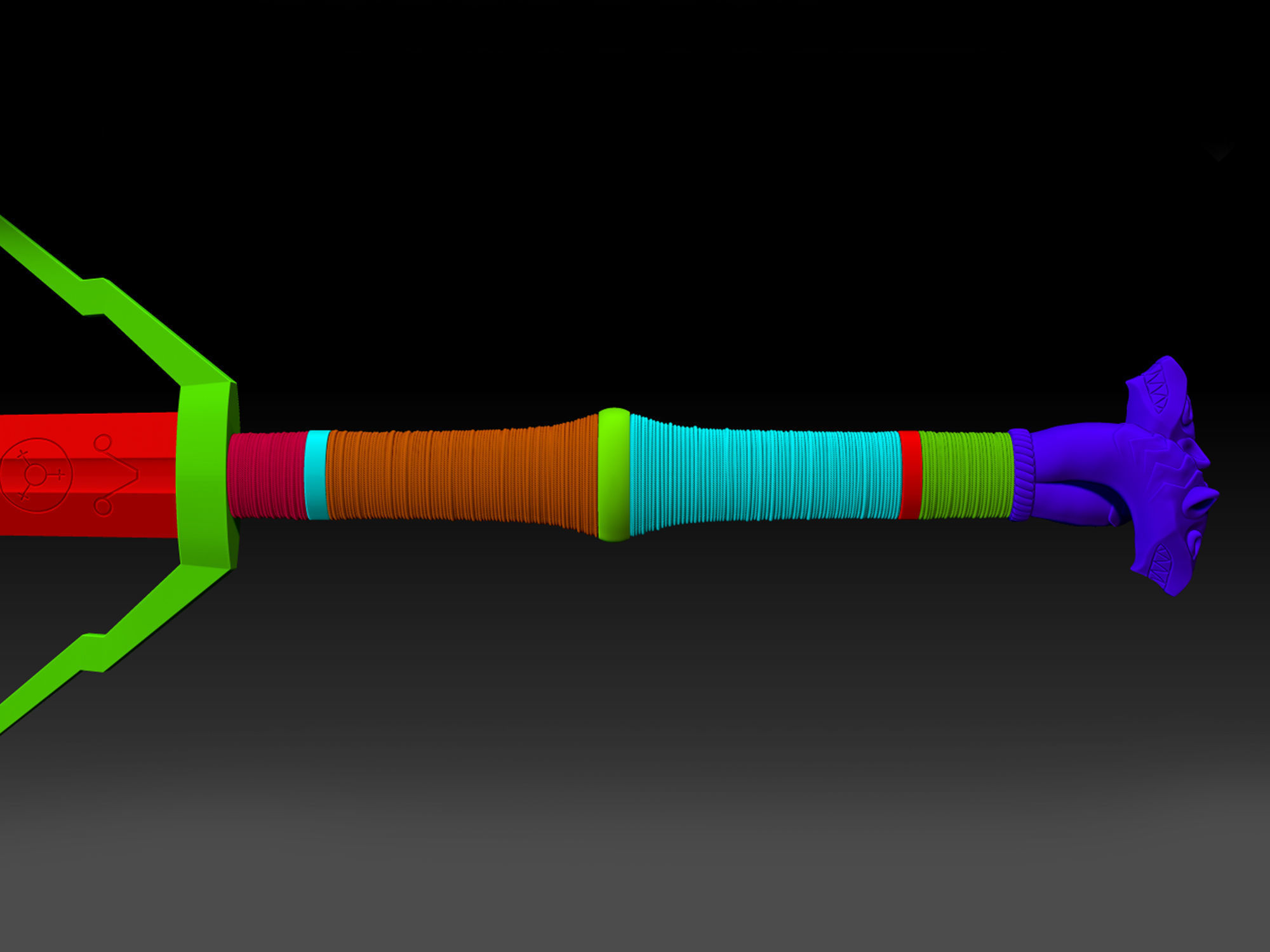 Witcher Sword pack Steel and silver 3D print model_11