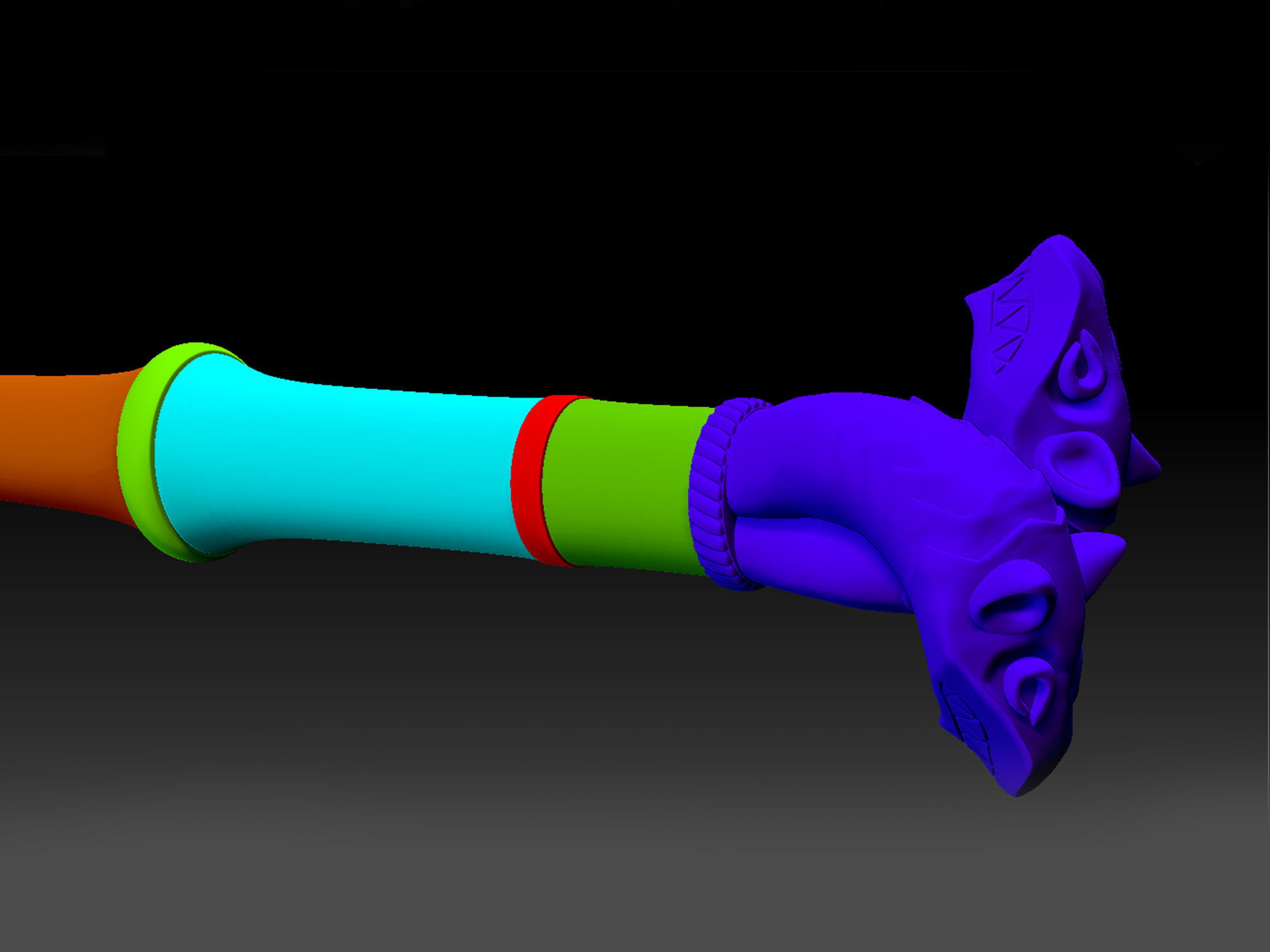 Witcher Sword pack Steel and silver 3D print model_14