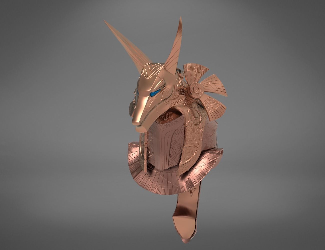 Horus and anubis Star Gate bundle 3D print model_29