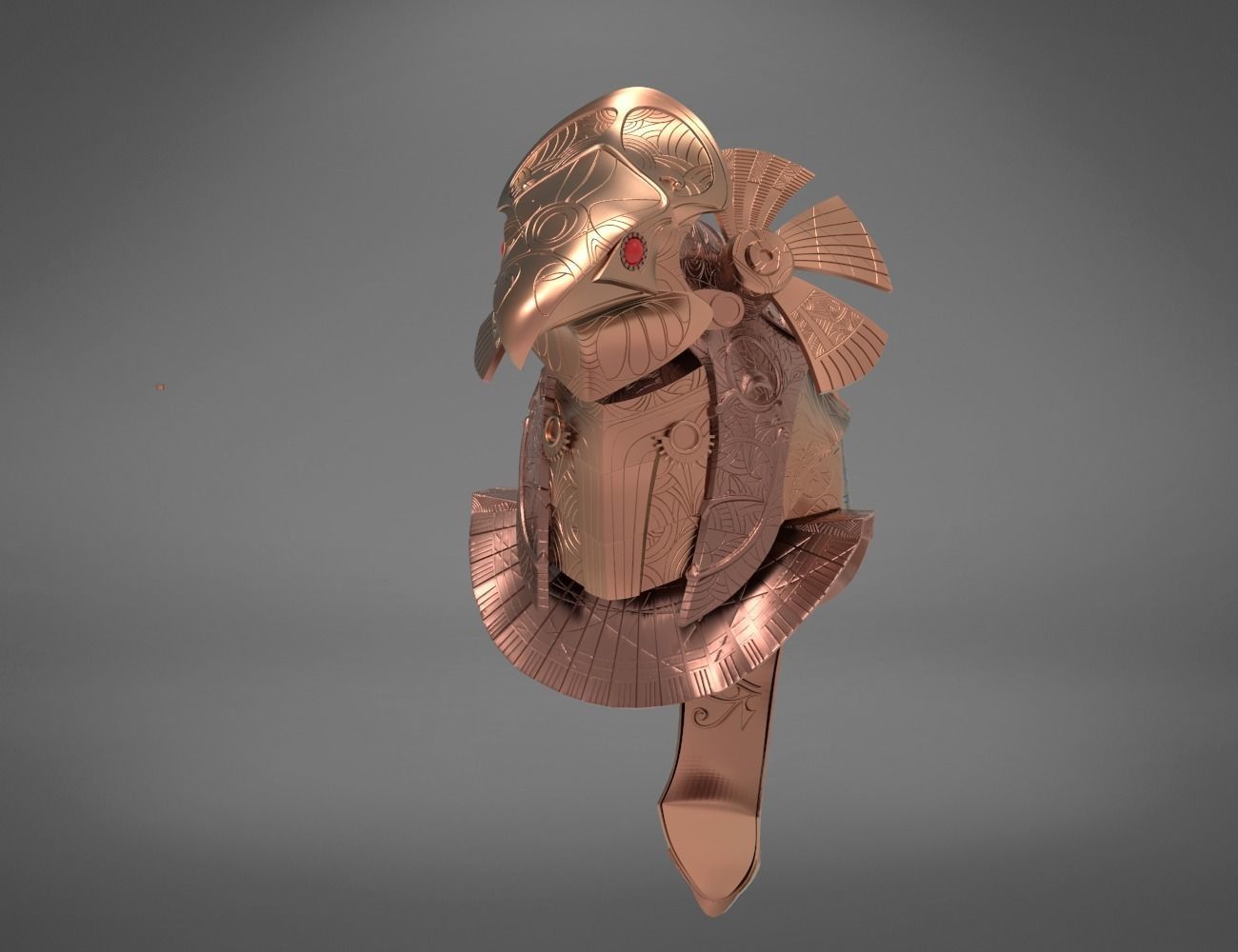 Horus and anubis Star Gate bundle 3D print model_36