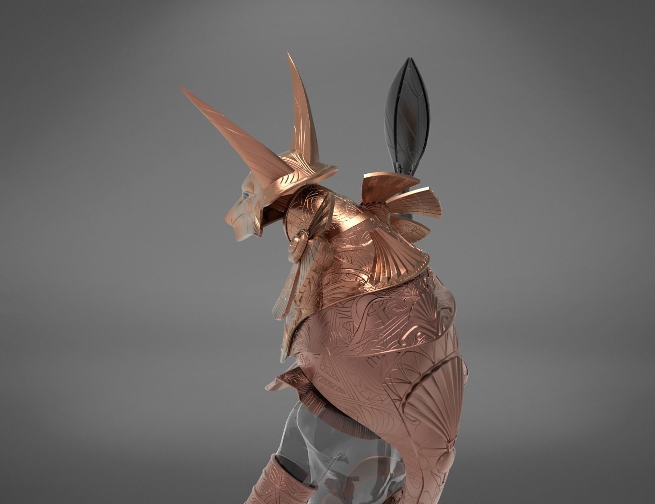 Horus and anubis Star Gate bundle 3D print model_31