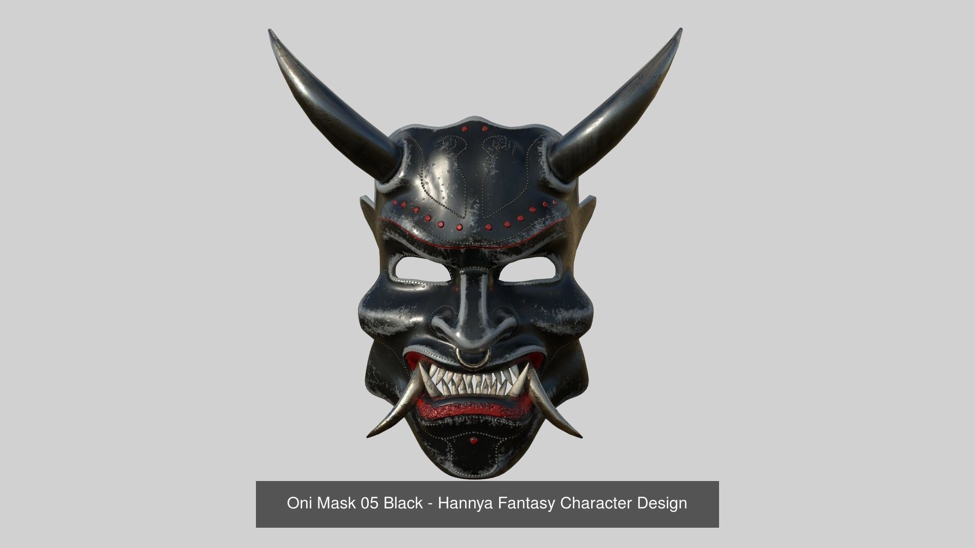 08 Oni Mask Collection - Hannya Fantasy Character Design _8