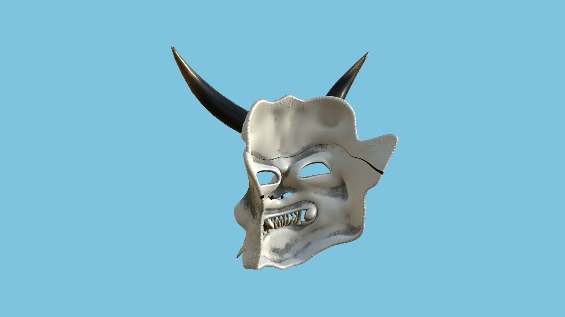 08 Oni Mask Collection - Hannya Fantasy Character Design _23