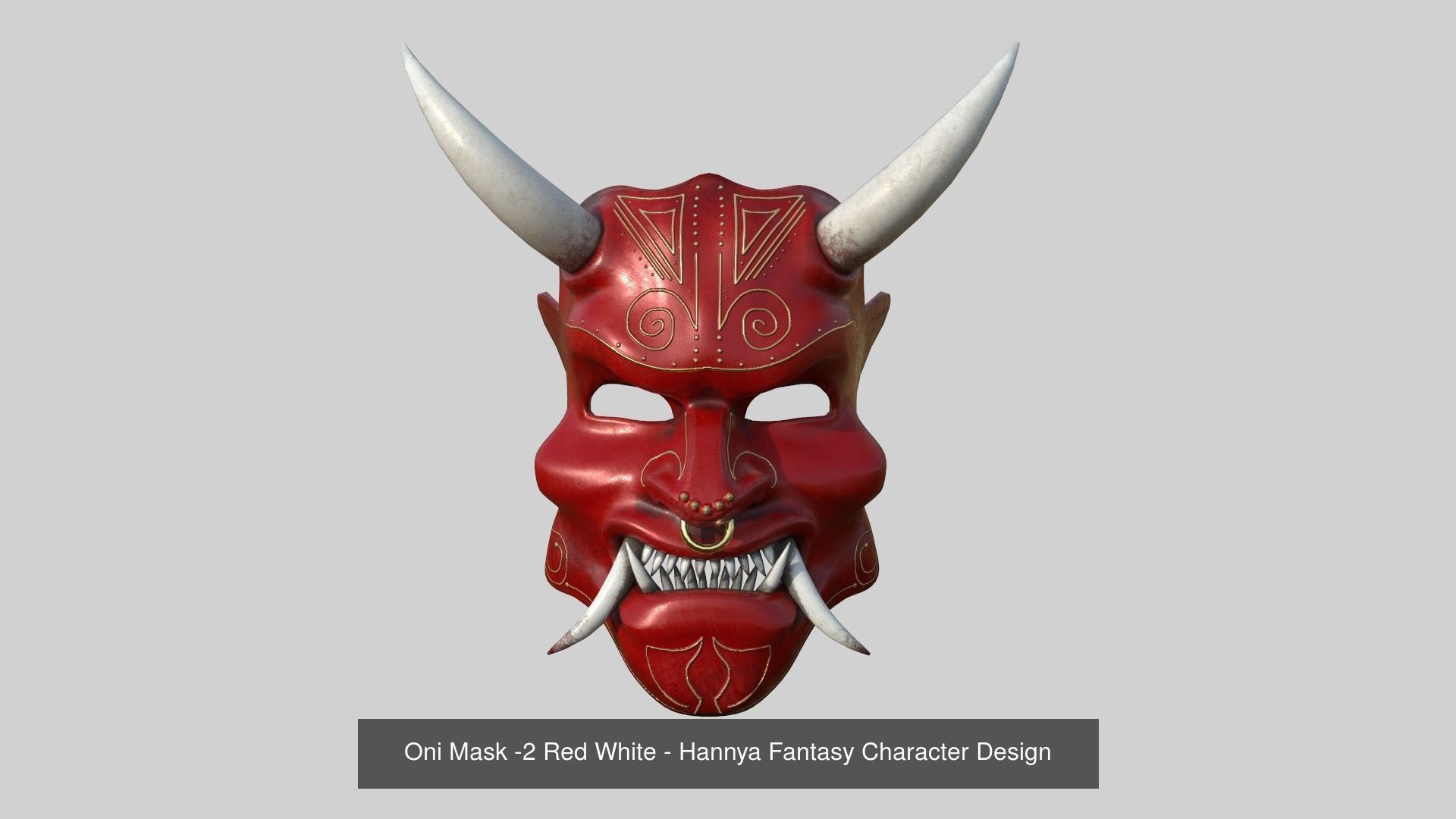 08 Oni Mask Collection - Hannya Fantasy Character Design _5