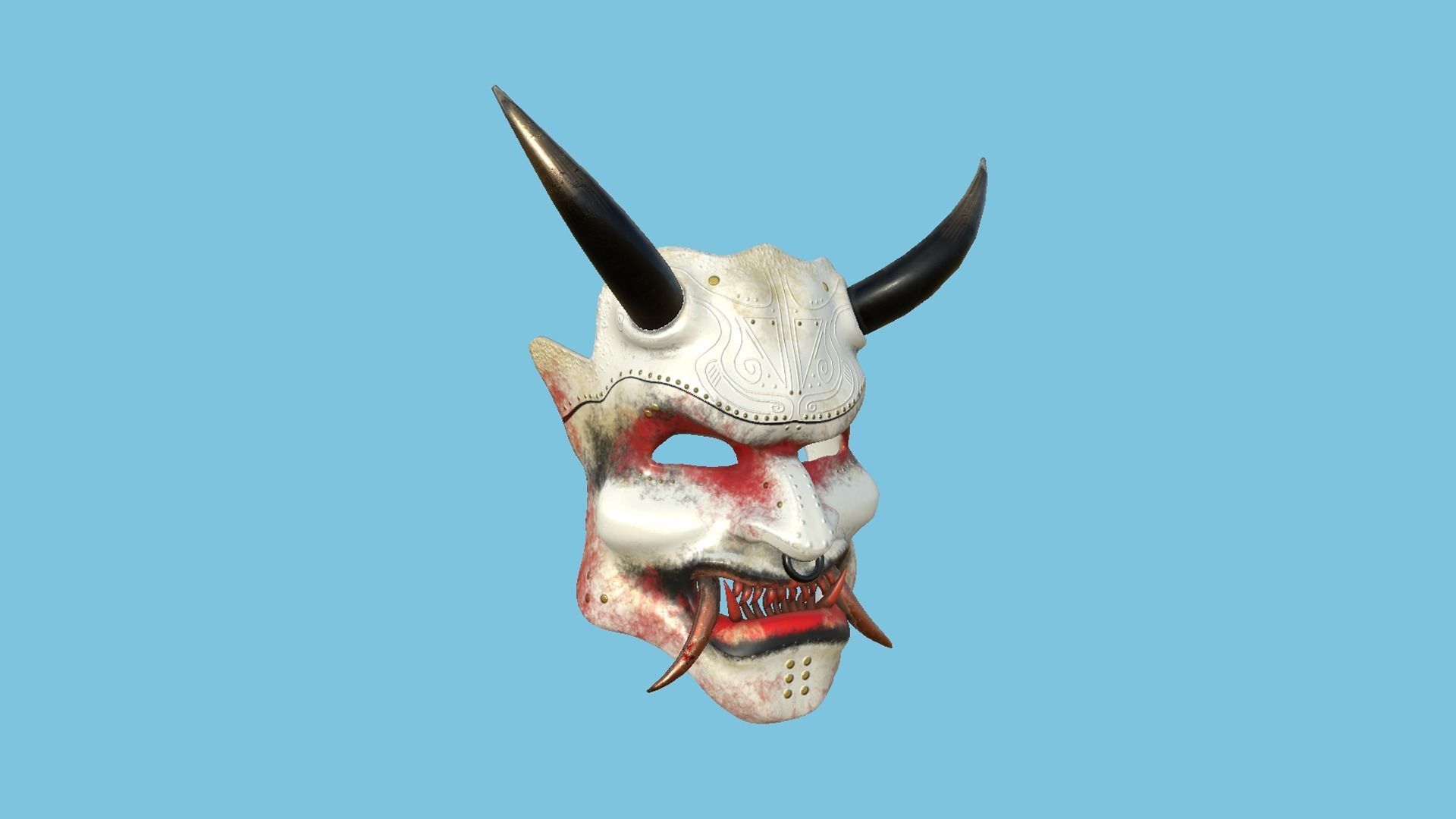 08 Oni Mask Collection - Hannya Fantasy Character Design _28