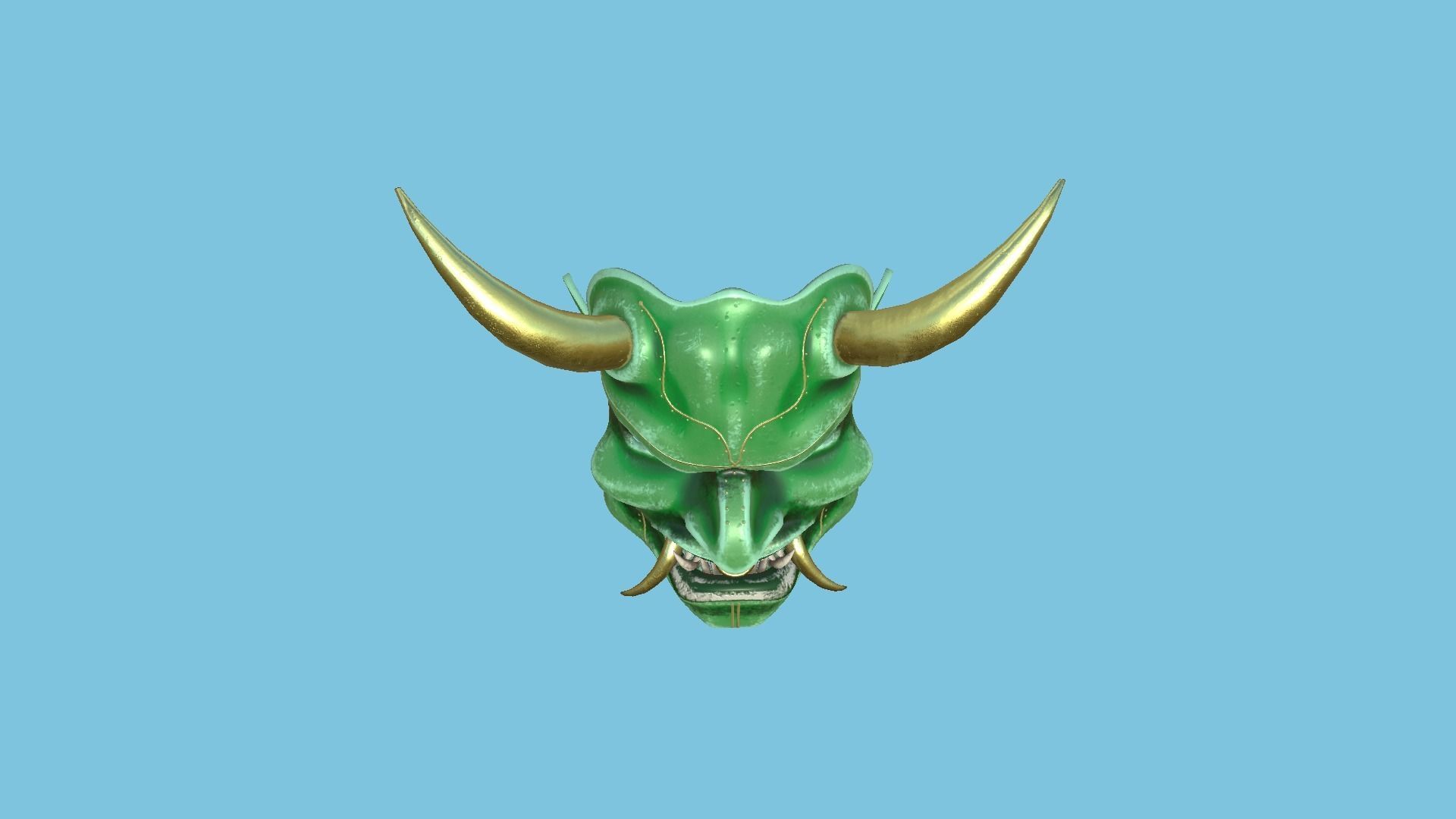 08 Oni Mask Collection - Hannya Fantasy Character Design _41