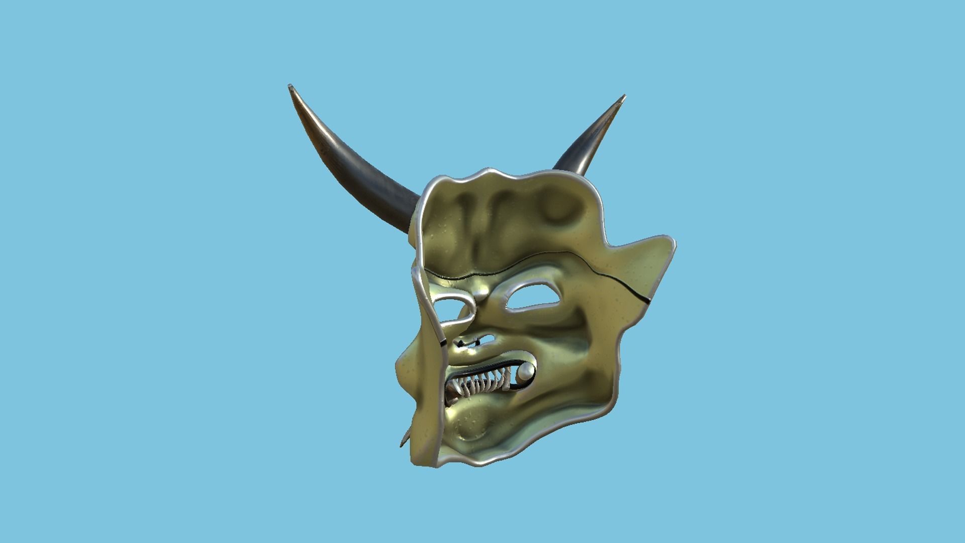 08 Oni Mask Collection - Hannya Fantasy Character Design _18