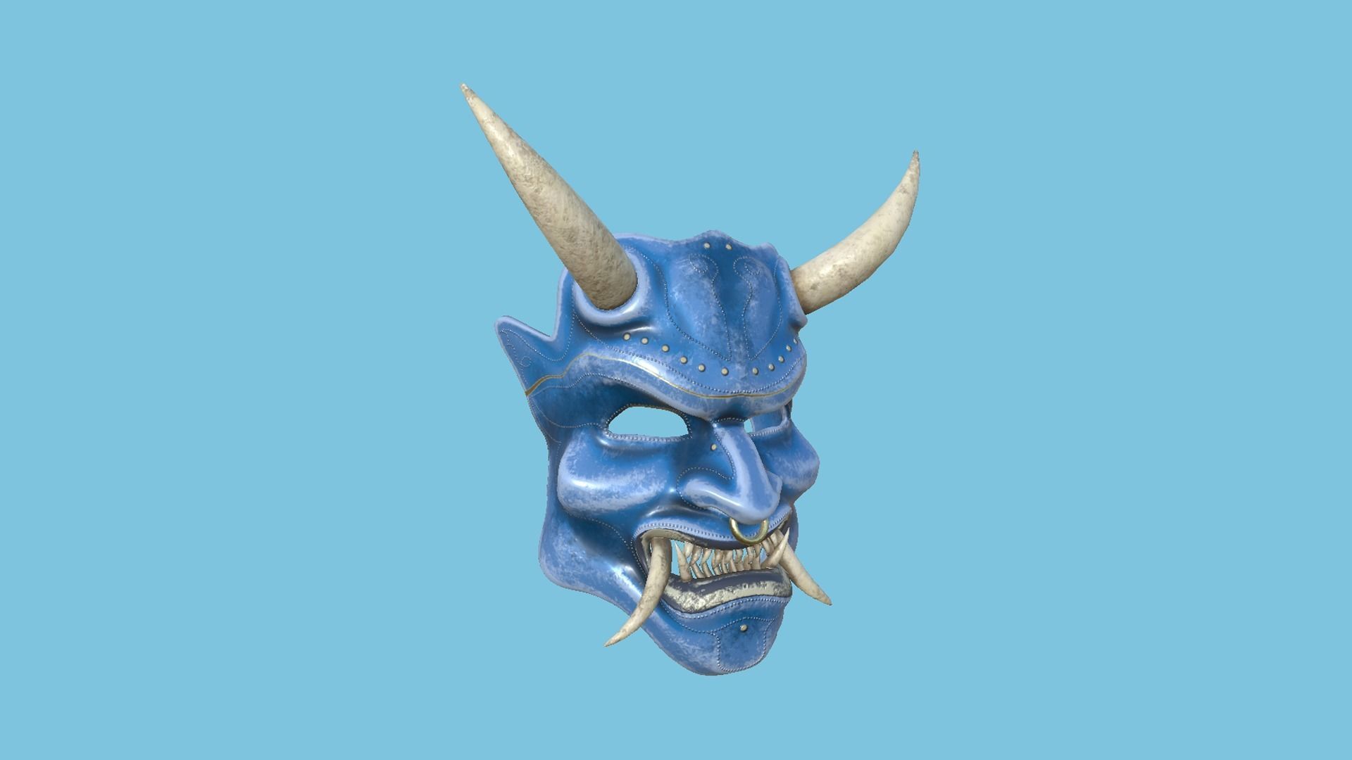 08 Oni Mask Collection - Hannya Fantasy Character Design _31