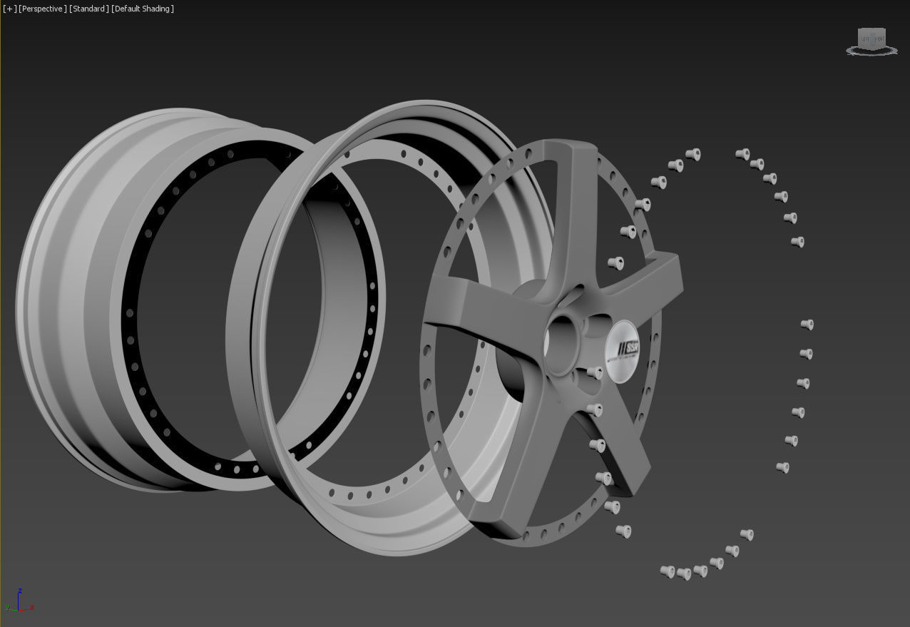 SSR Professor SP4 Wheel 3D model_47