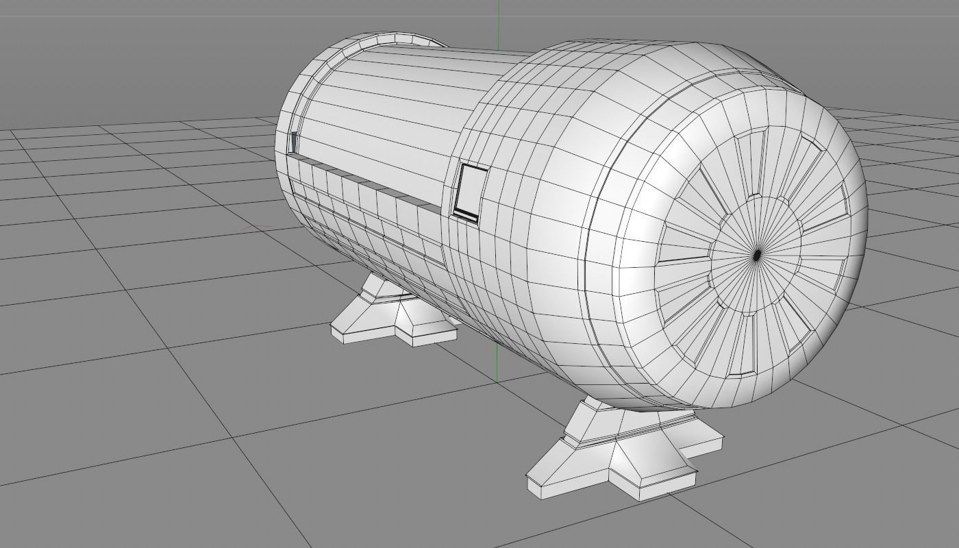 Sci Fi Bed 3D model_17