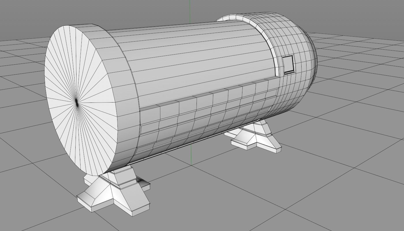 Sci Fi Bed 3D model_15