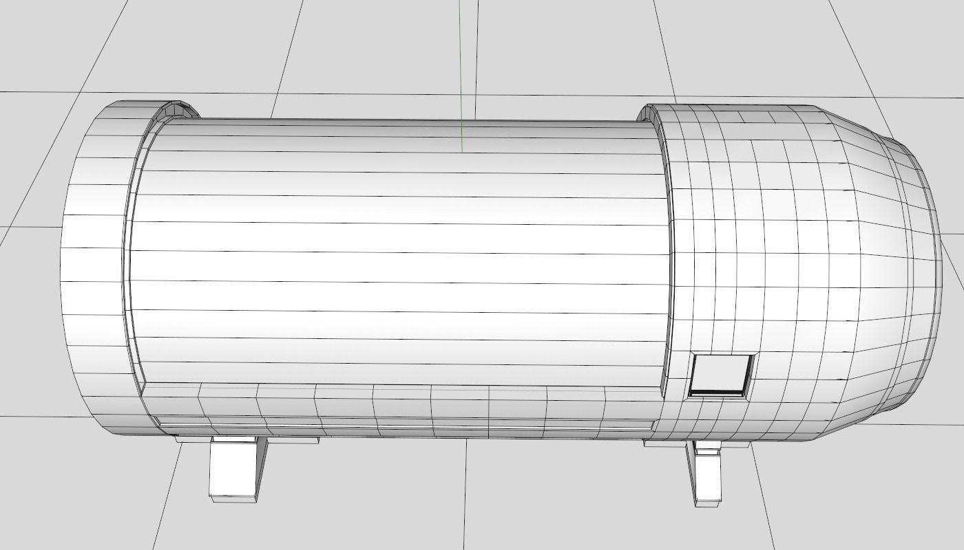 Sci Fi Bed 3D model_19