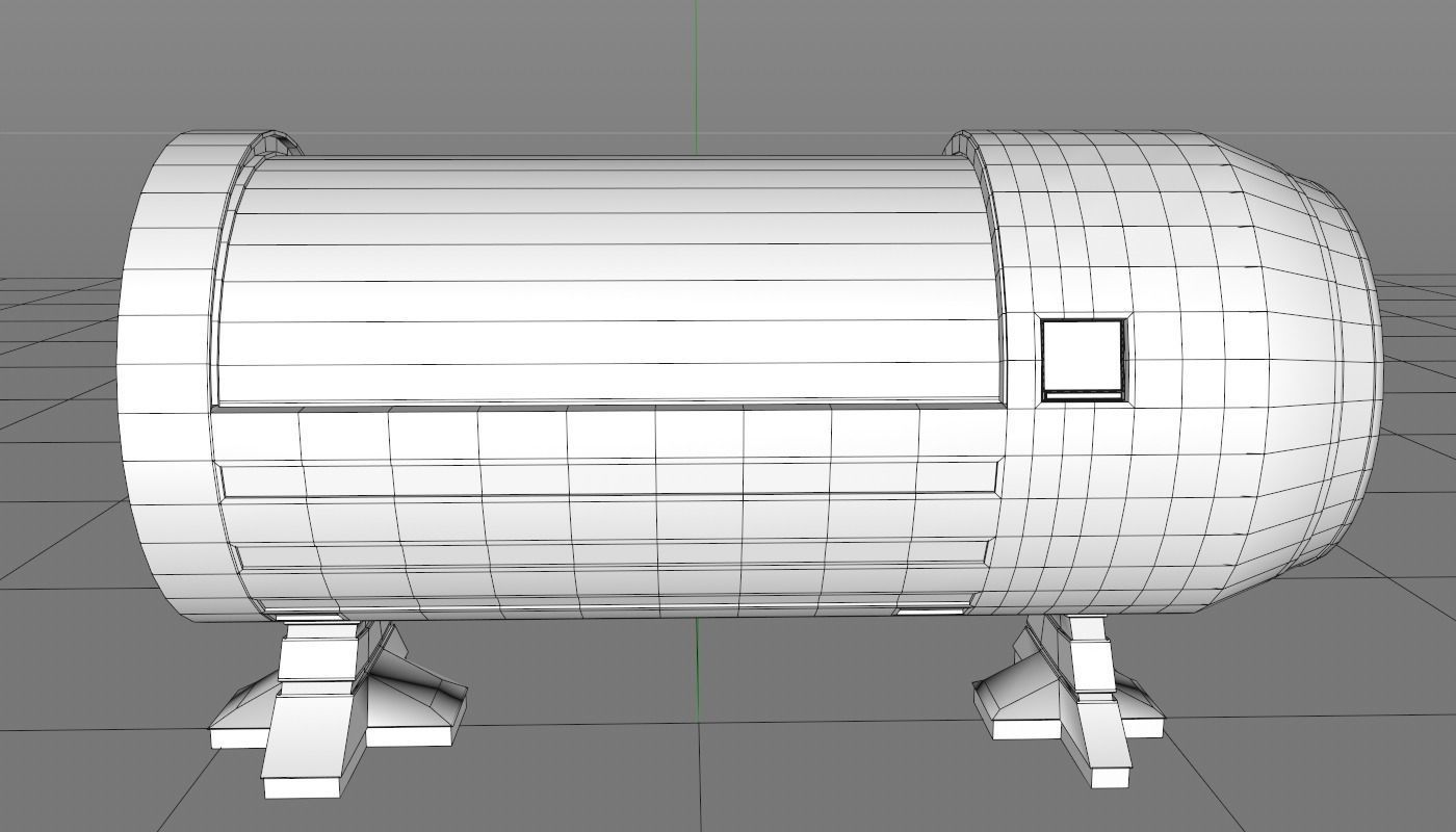 Sci Fi Bed 3D model_11