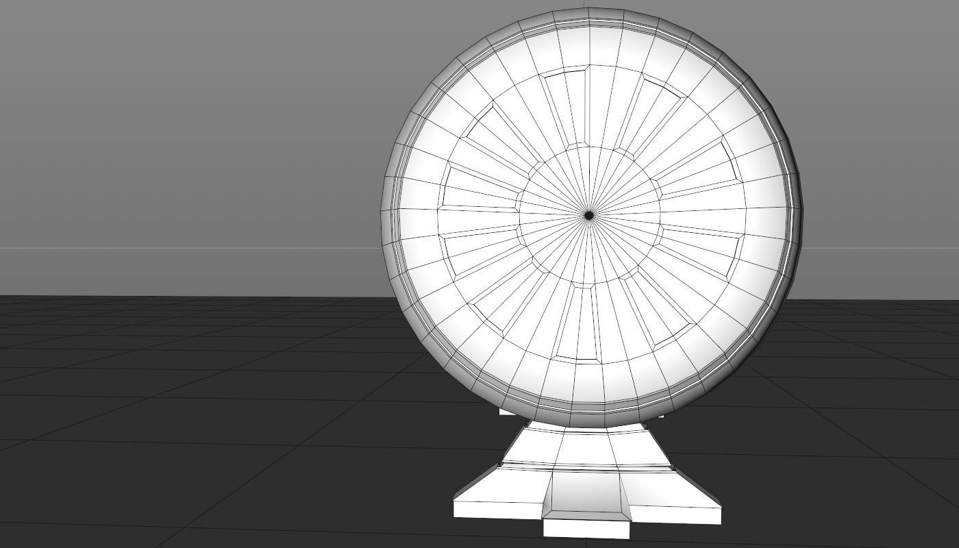 Sci Fi Bed 3D model_12