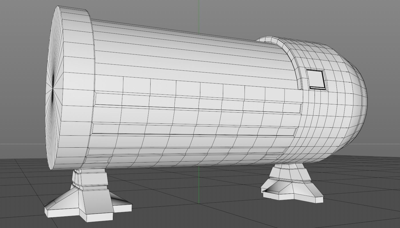 Sci Fi Bed 3D model_20