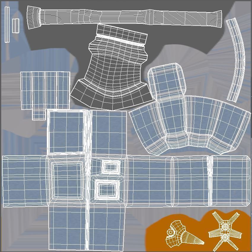 Sci fi portal 3D model_17