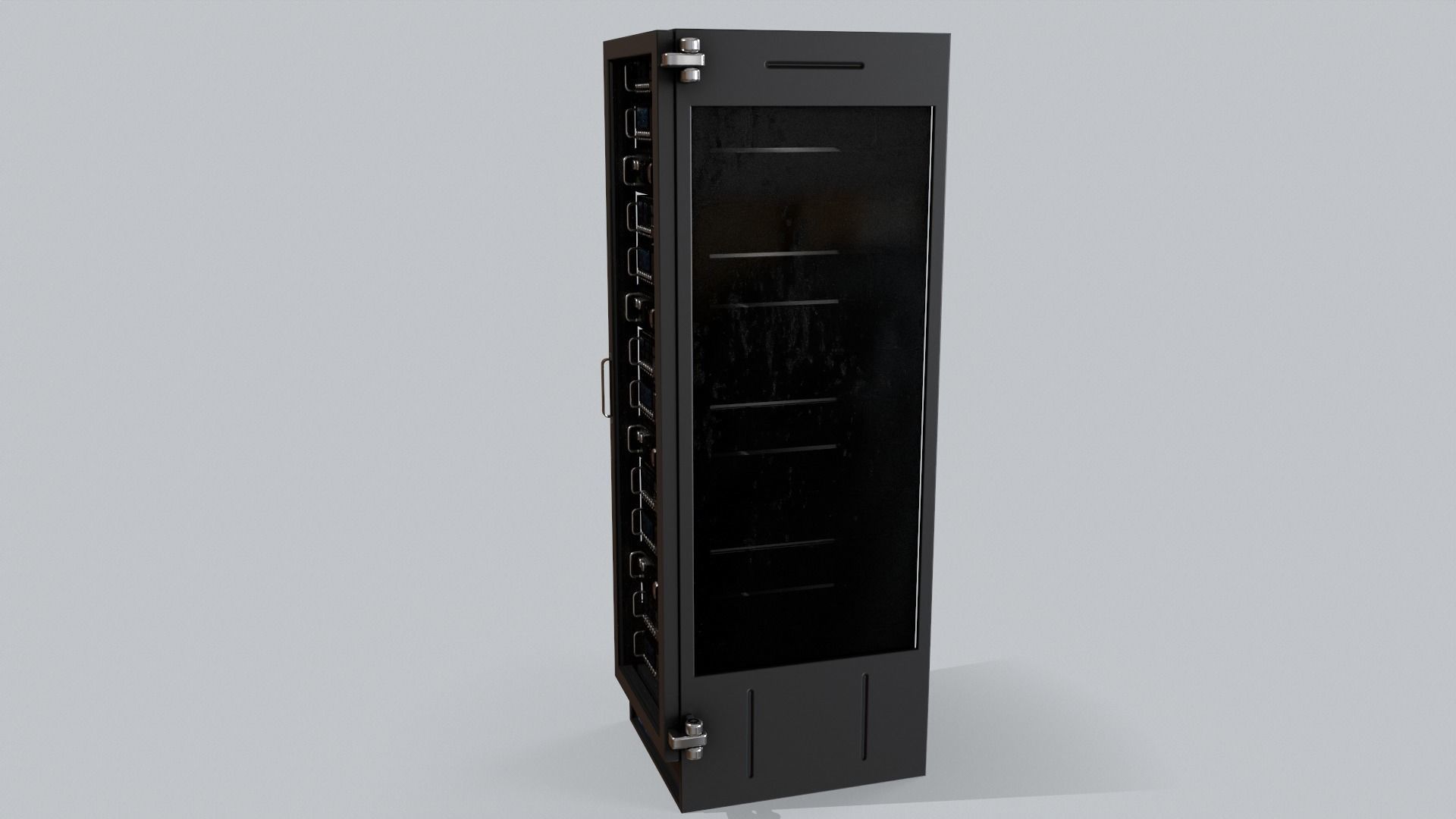 Sci Fi Server Computer Low-poly 3D model_5