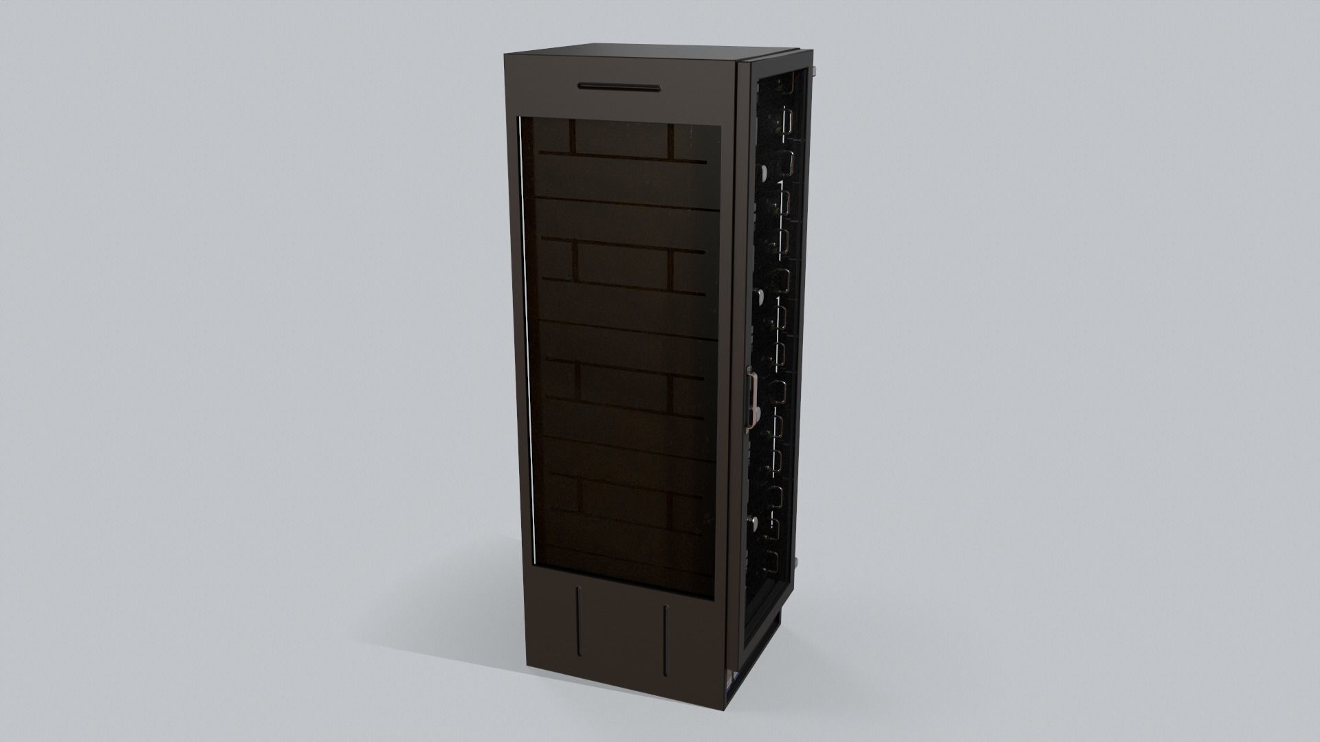 Sci Fi Server Computer Low-poly 3D model_8