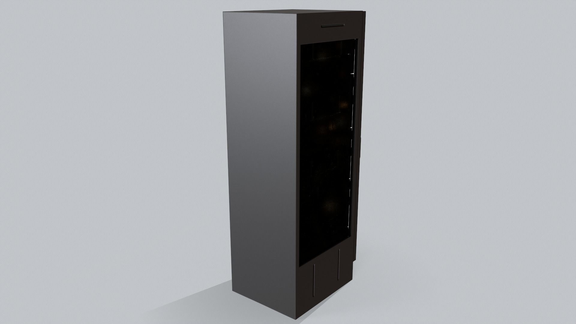 Sci Fi Server Computer Low-poly 3D model_7