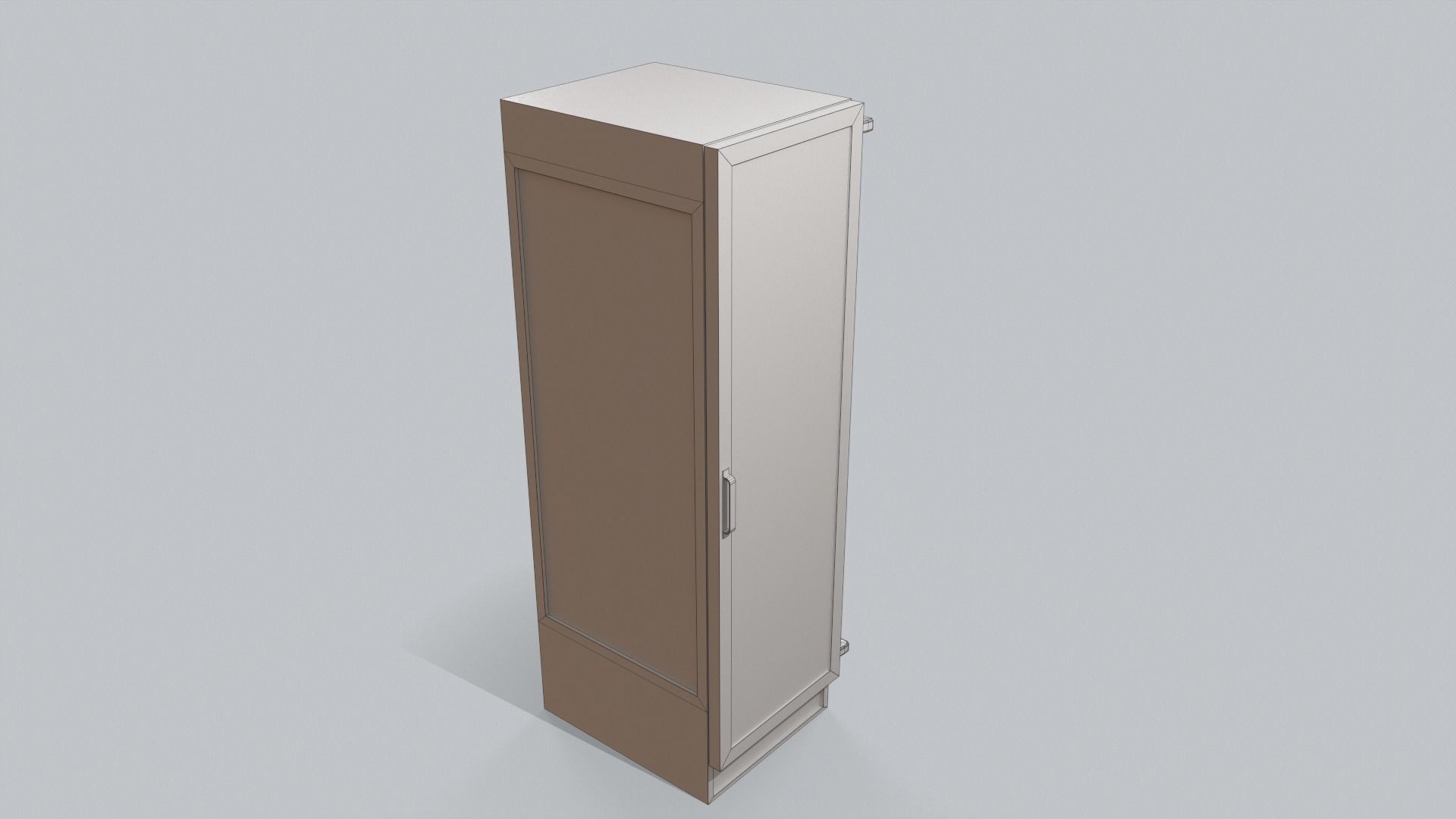 Sci Fi Server Computer Low-poly 3D model_21