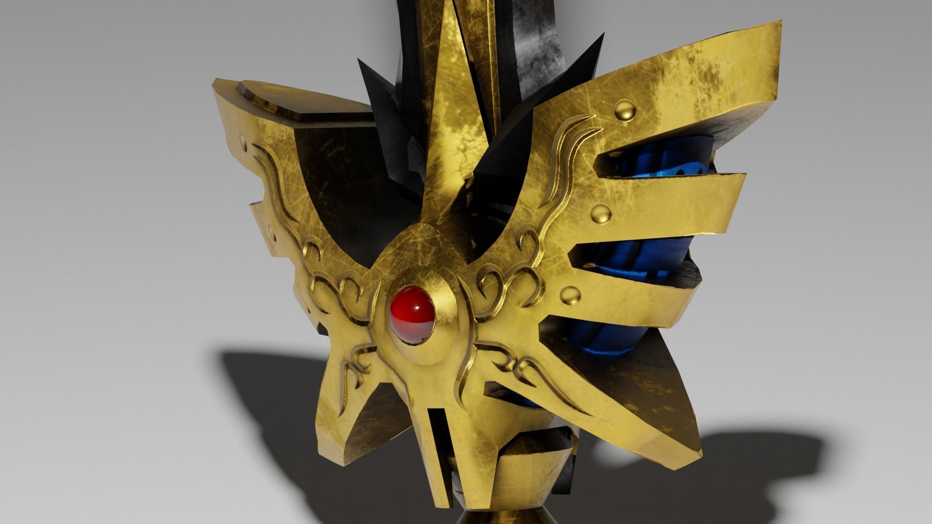 Sword of Light Low-poly 3D model_4