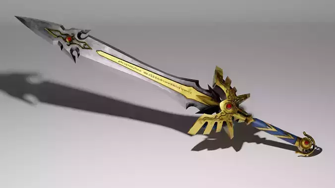 Sword of Light Low-poly 3D model