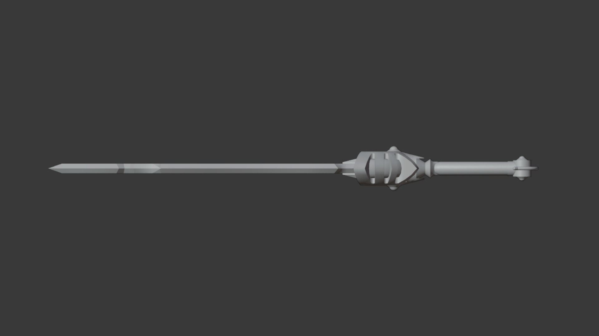 Sword of Light Low-poly 3D model_8