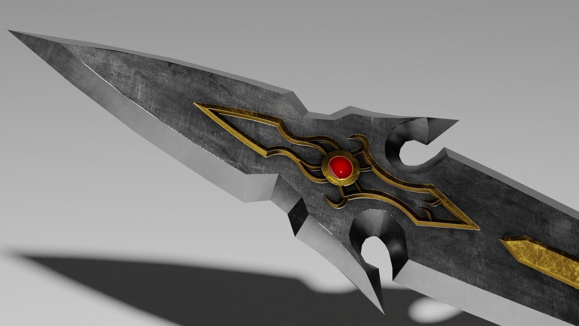 Sword of Light Low-poly 3D model_2