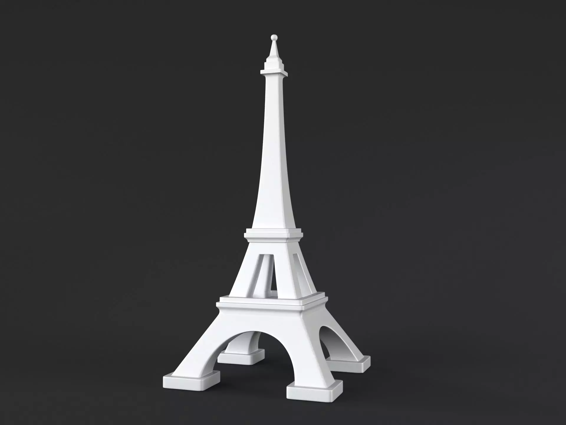 Eiffel Simple Tower 3D print model_0