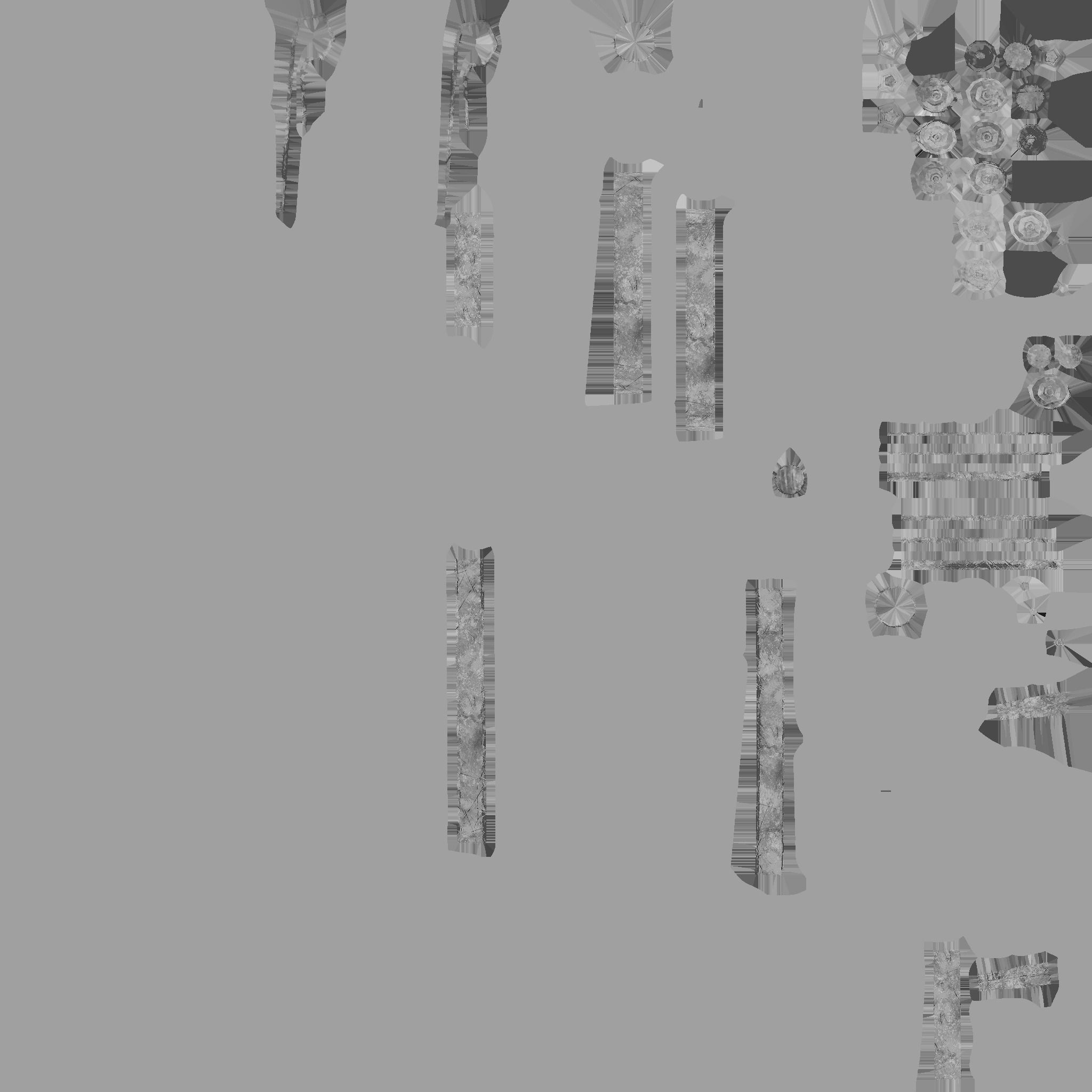 Wheelbarrow wooden Low-poly 3D model_8