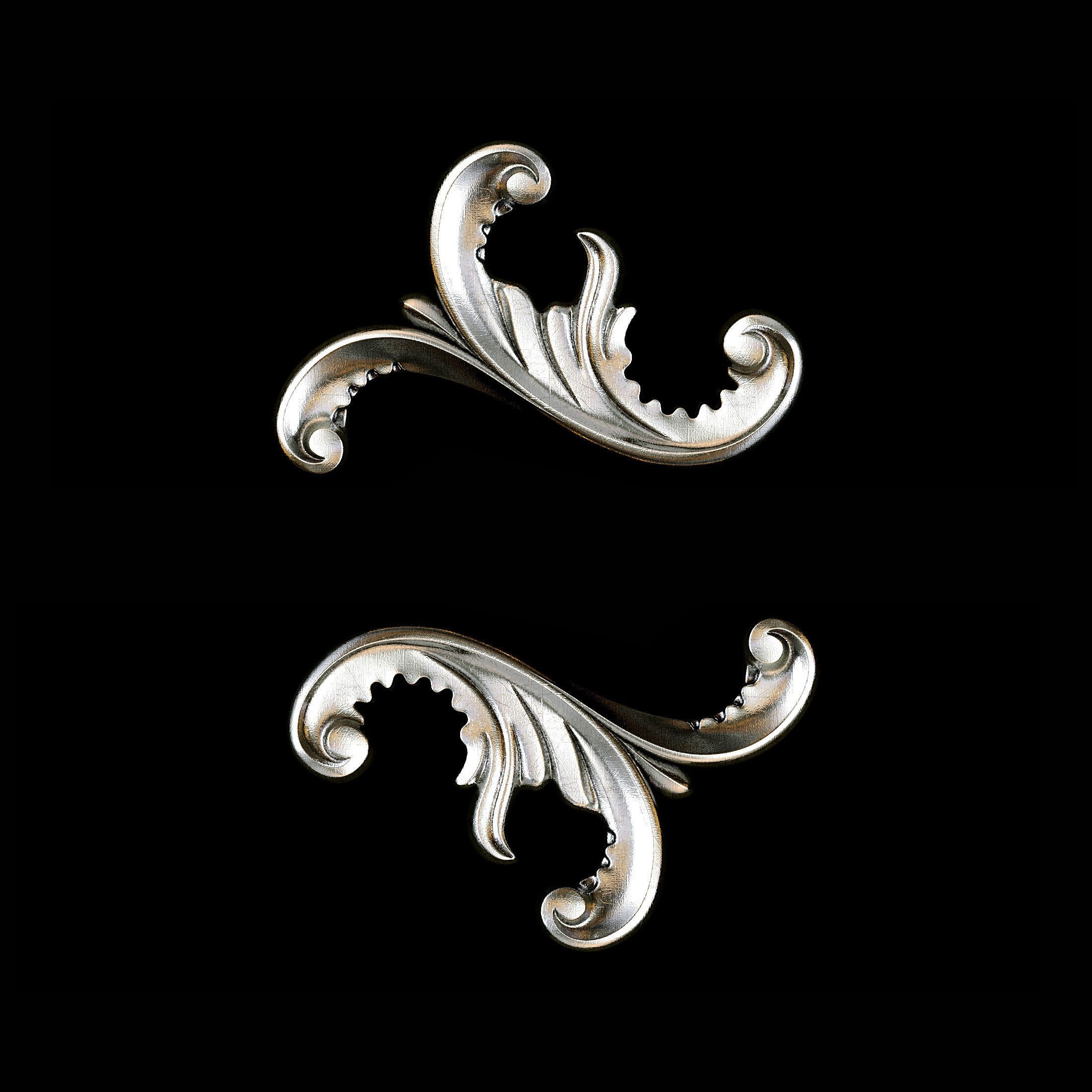 Classic carved 112 3D model_1