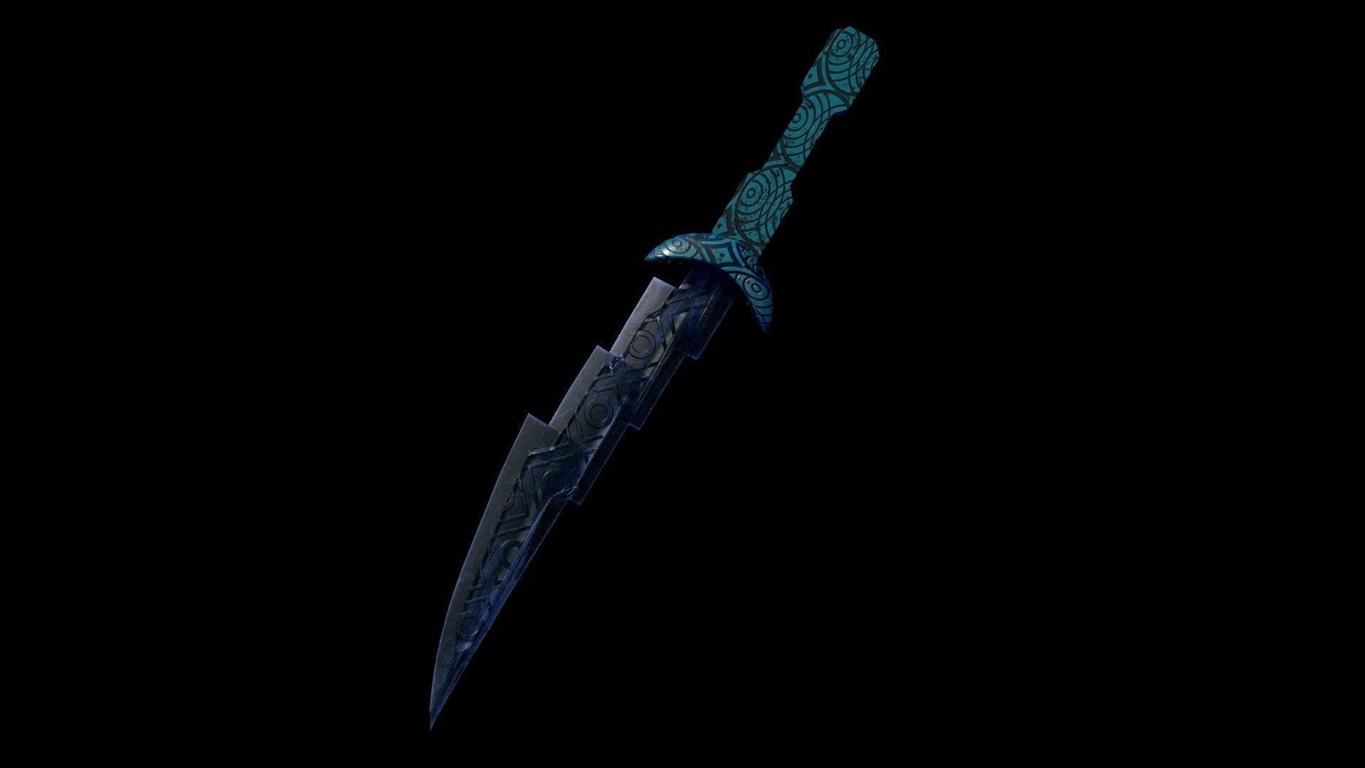 African Weapons Mini pack For unreal engine 4 Low-poly 3D model_5