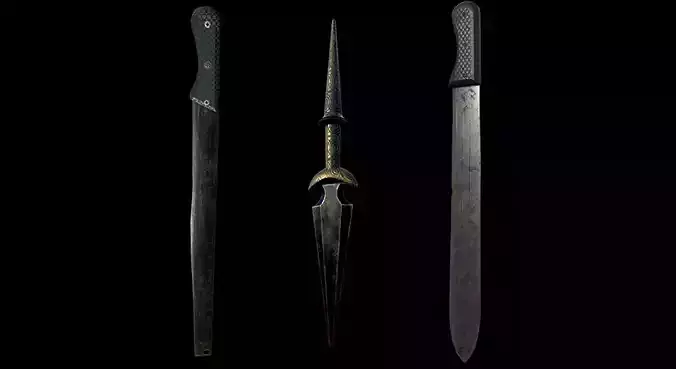 African Weapons Mini pack For unreal engine 4