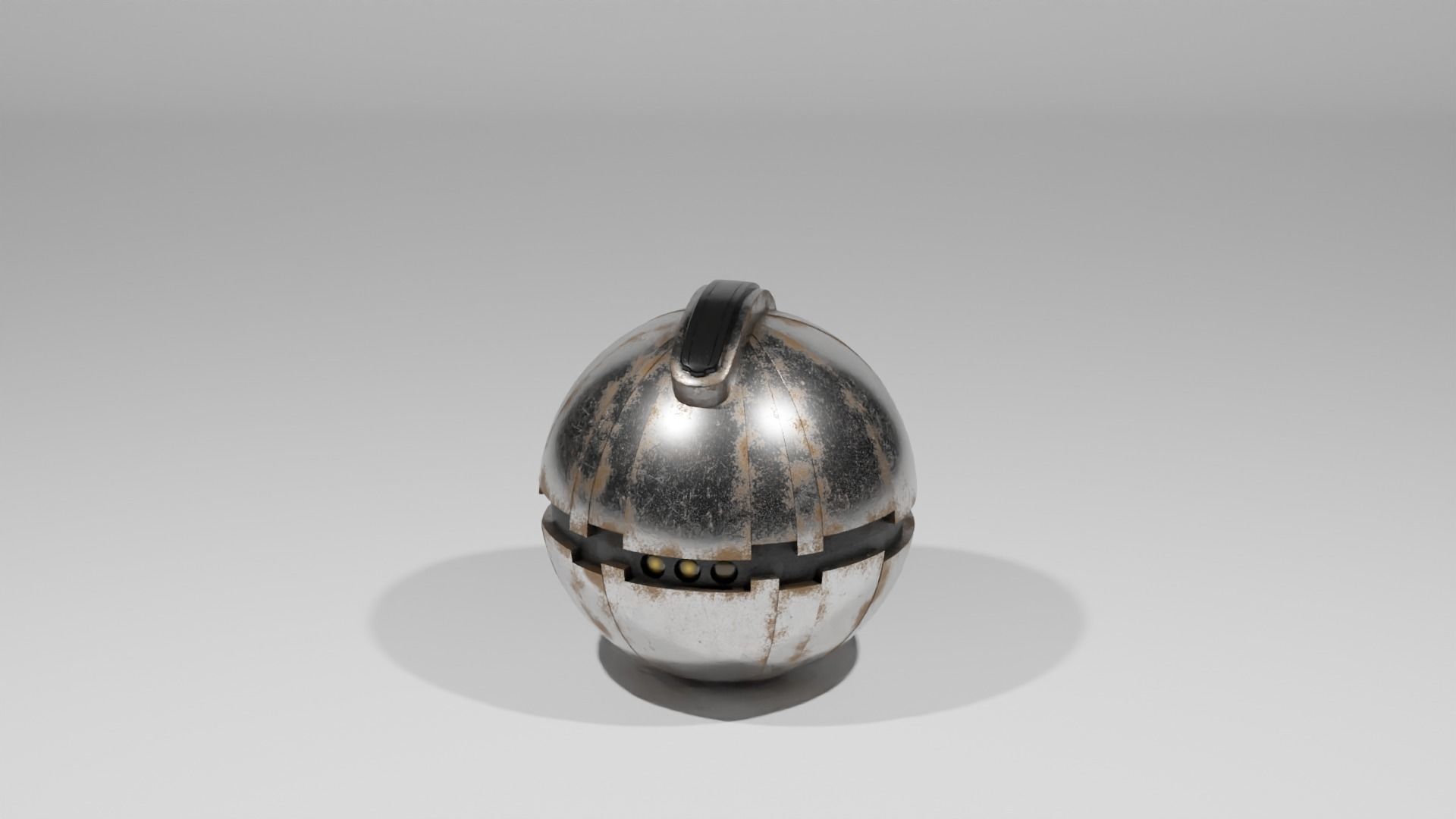 Thermal Detonator Low-poly 3D model_1