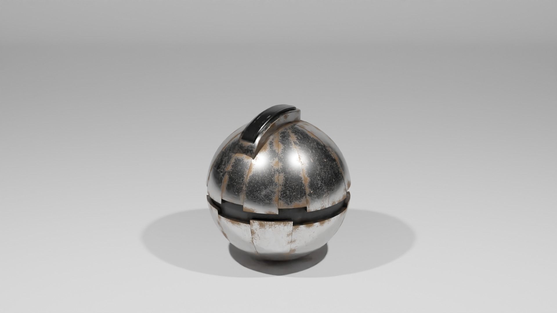 Thermal Detonator Low-poly 3D model_2