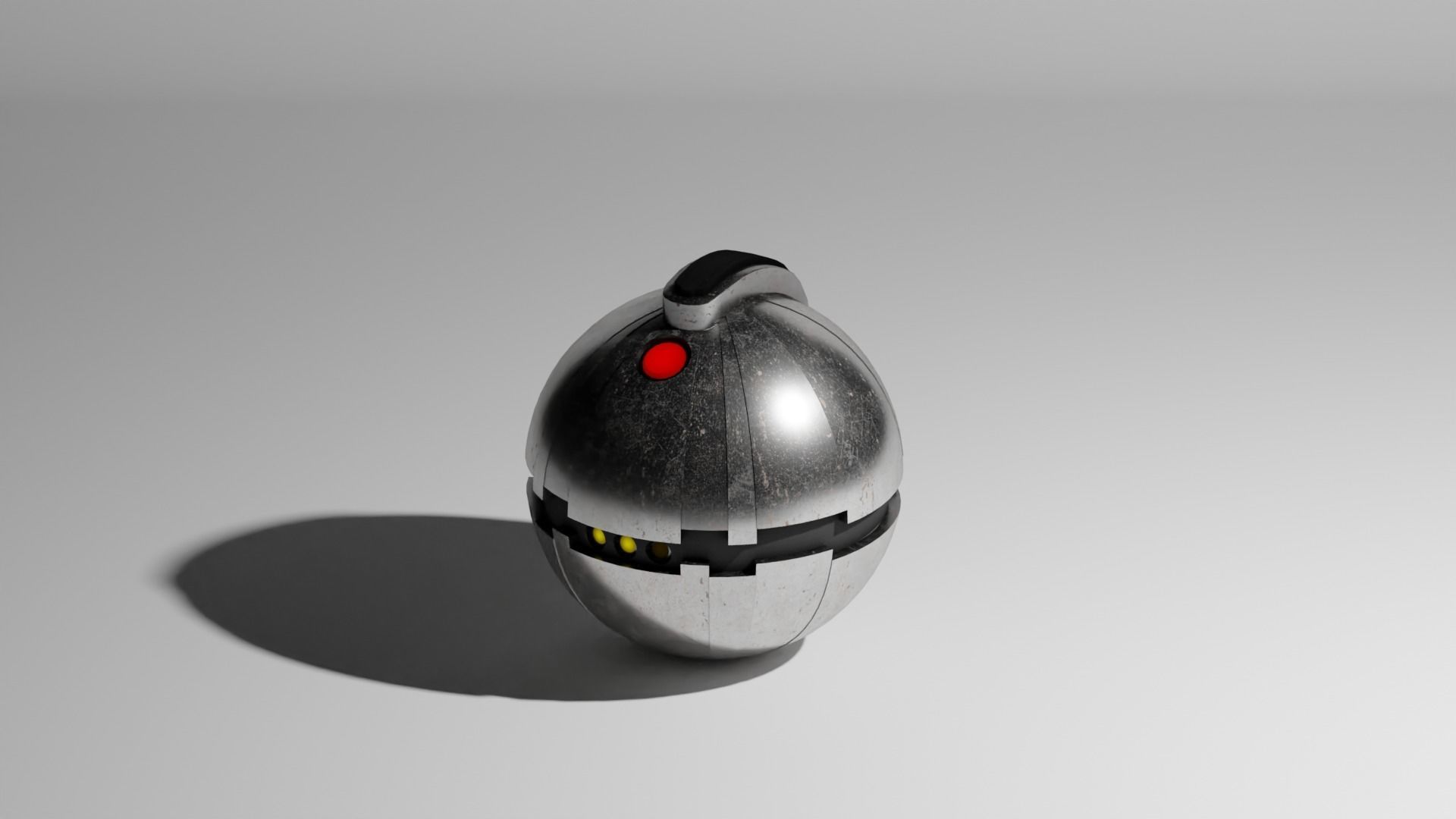 Thermal Detonator Low-poly 3D model_4