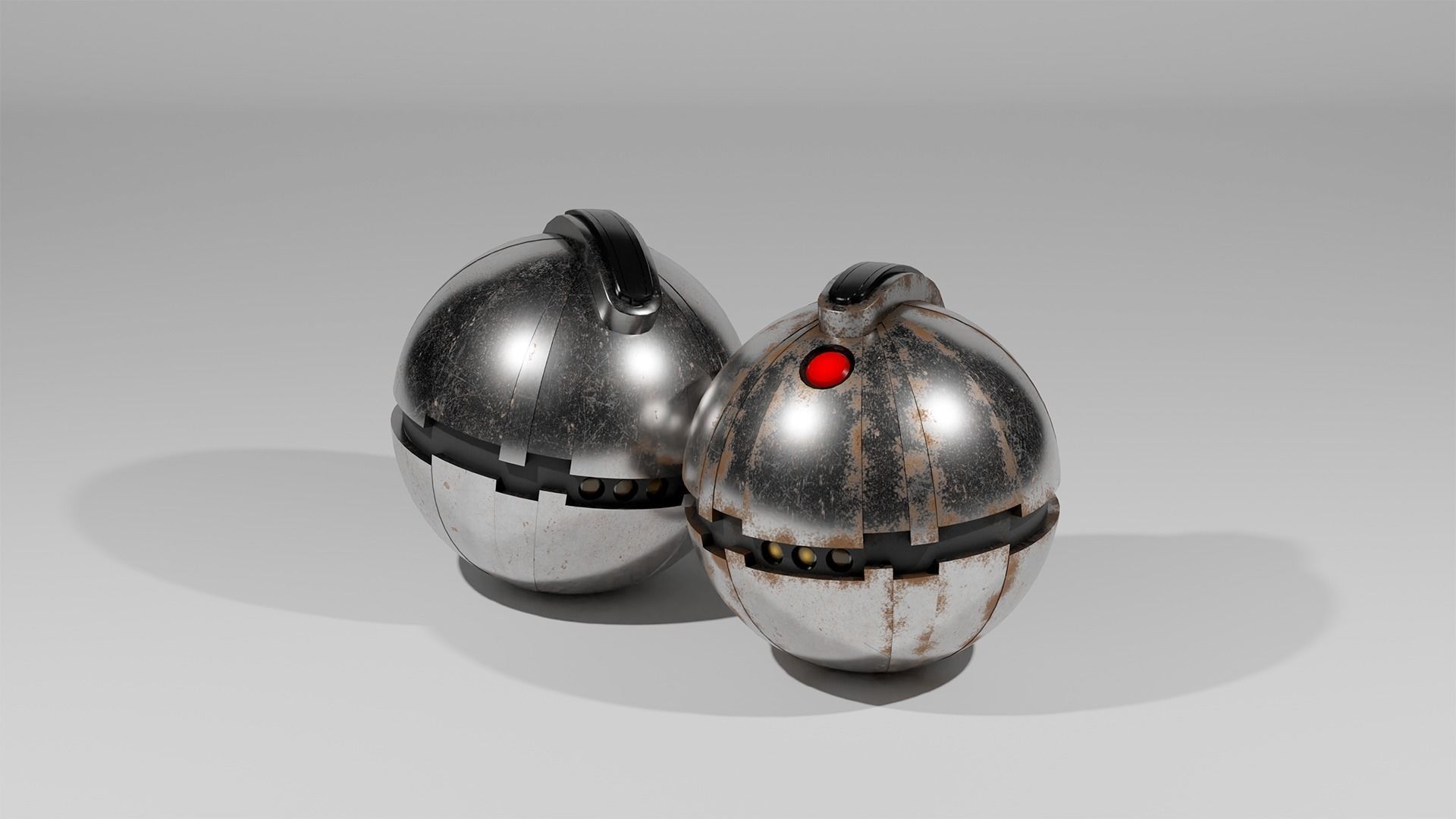 Thermal Detonator Low-poly 3D model_5