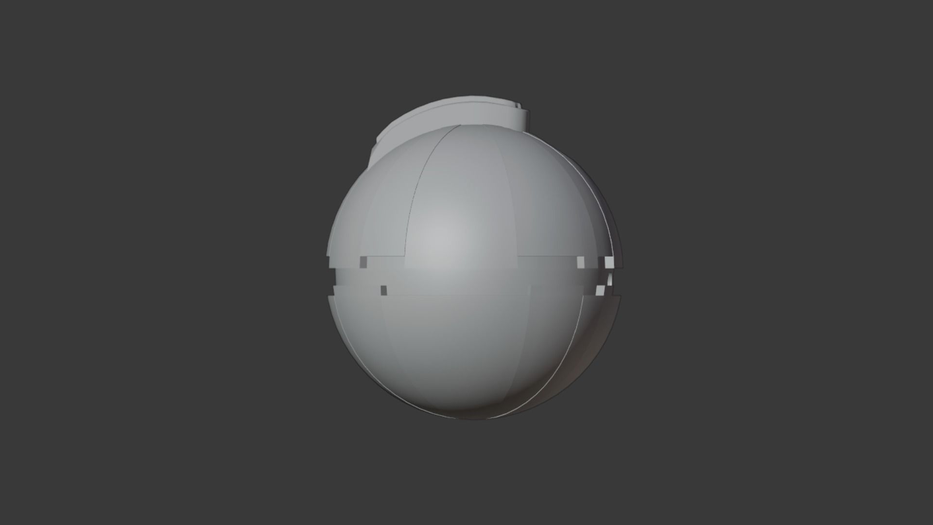 Thermal Detonator Low-poly 3D model_8