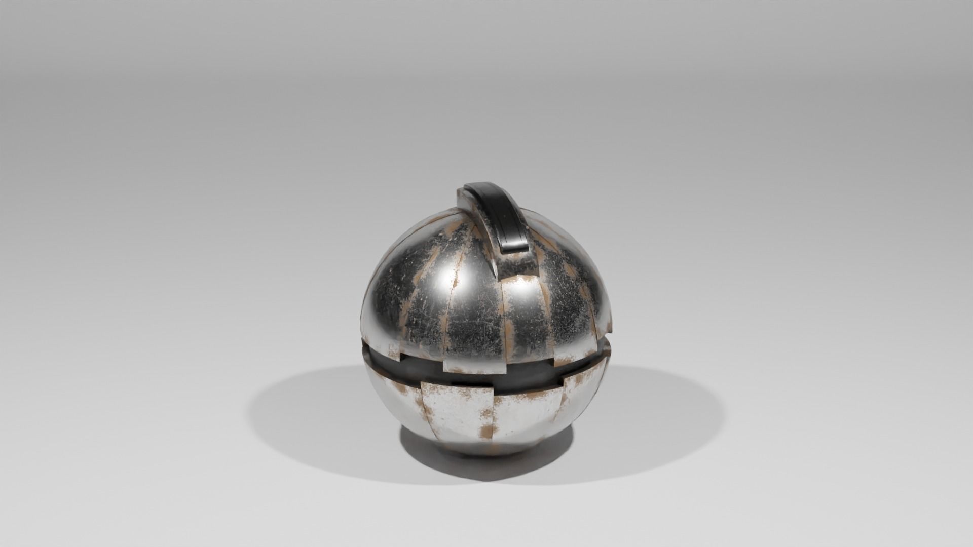 Thermal Detonator Low-poly 3D model_3
