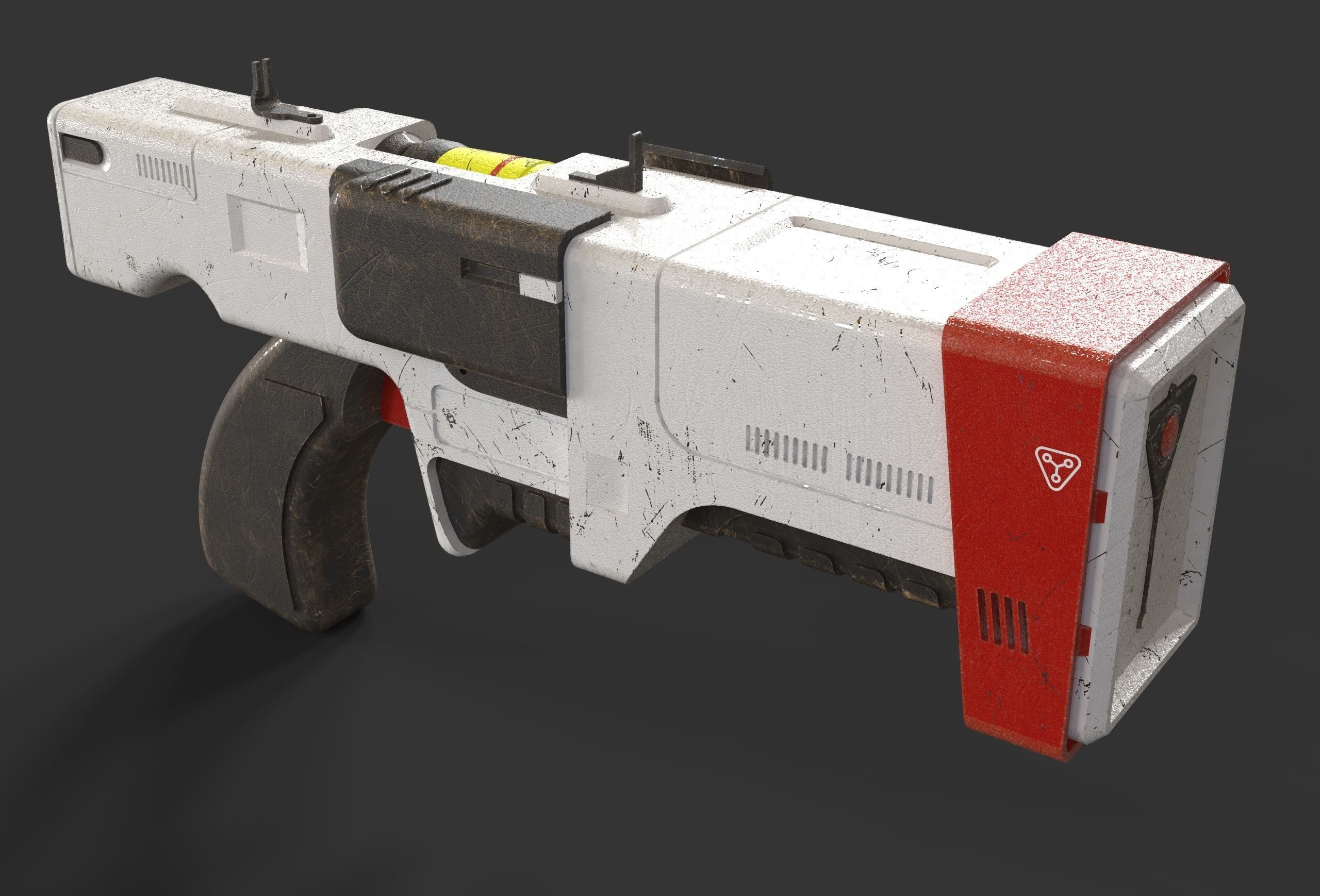 Institute Laser Pistol Fallout  3D print model_2