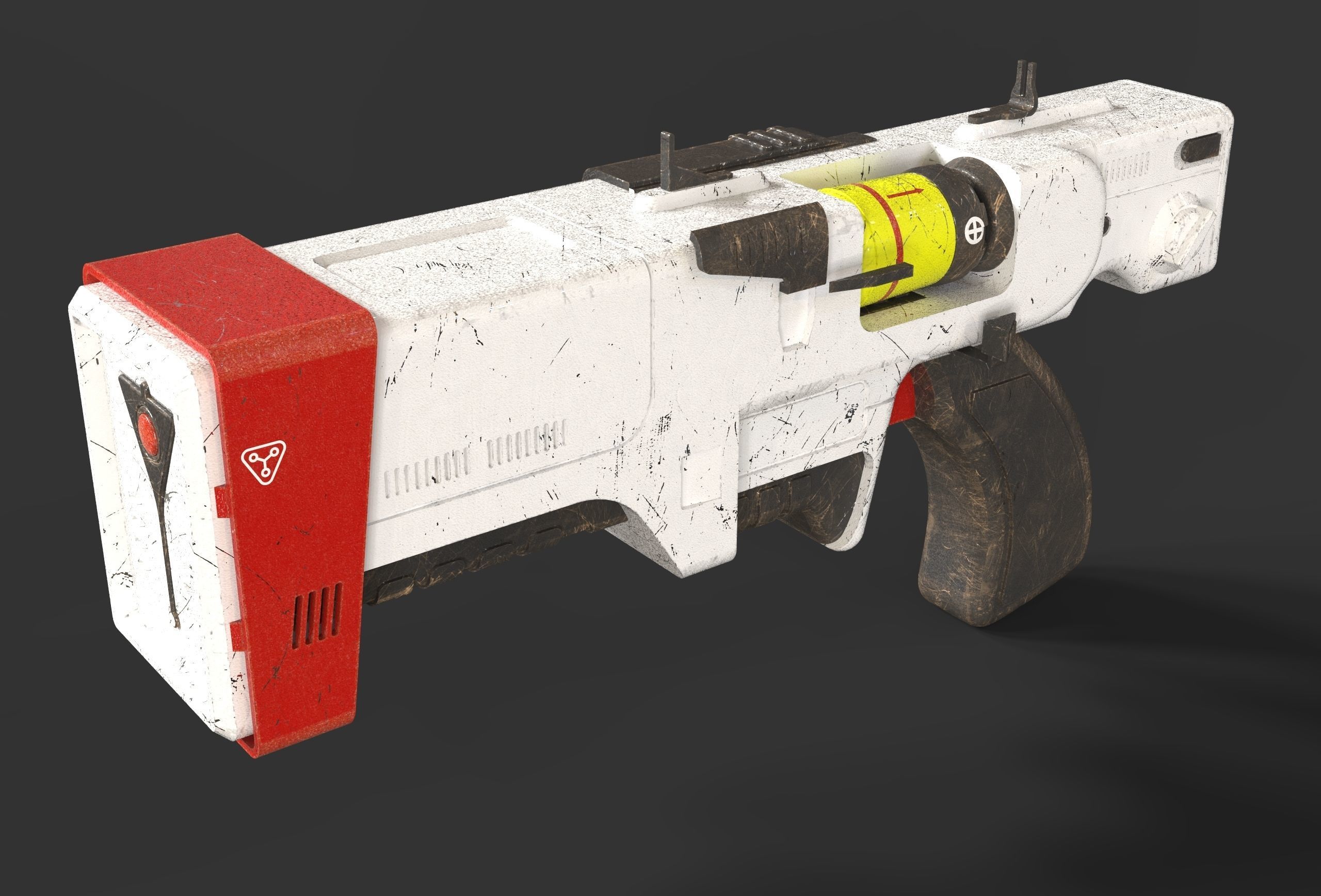 Institute Laser Pistol Fallout  3D print model_3