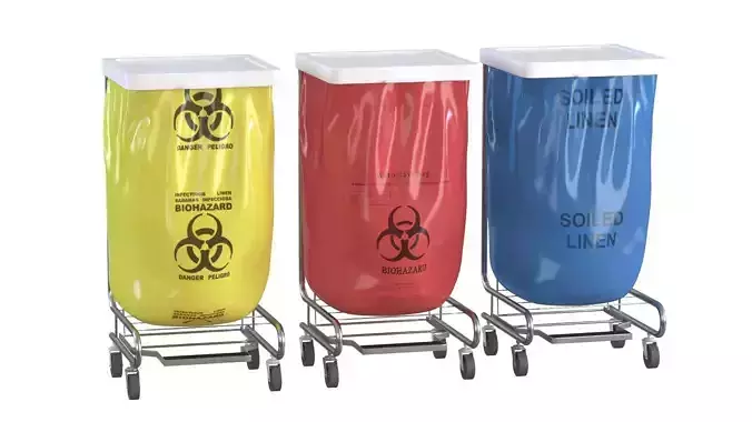 Infectious Waste Disposable 3D model