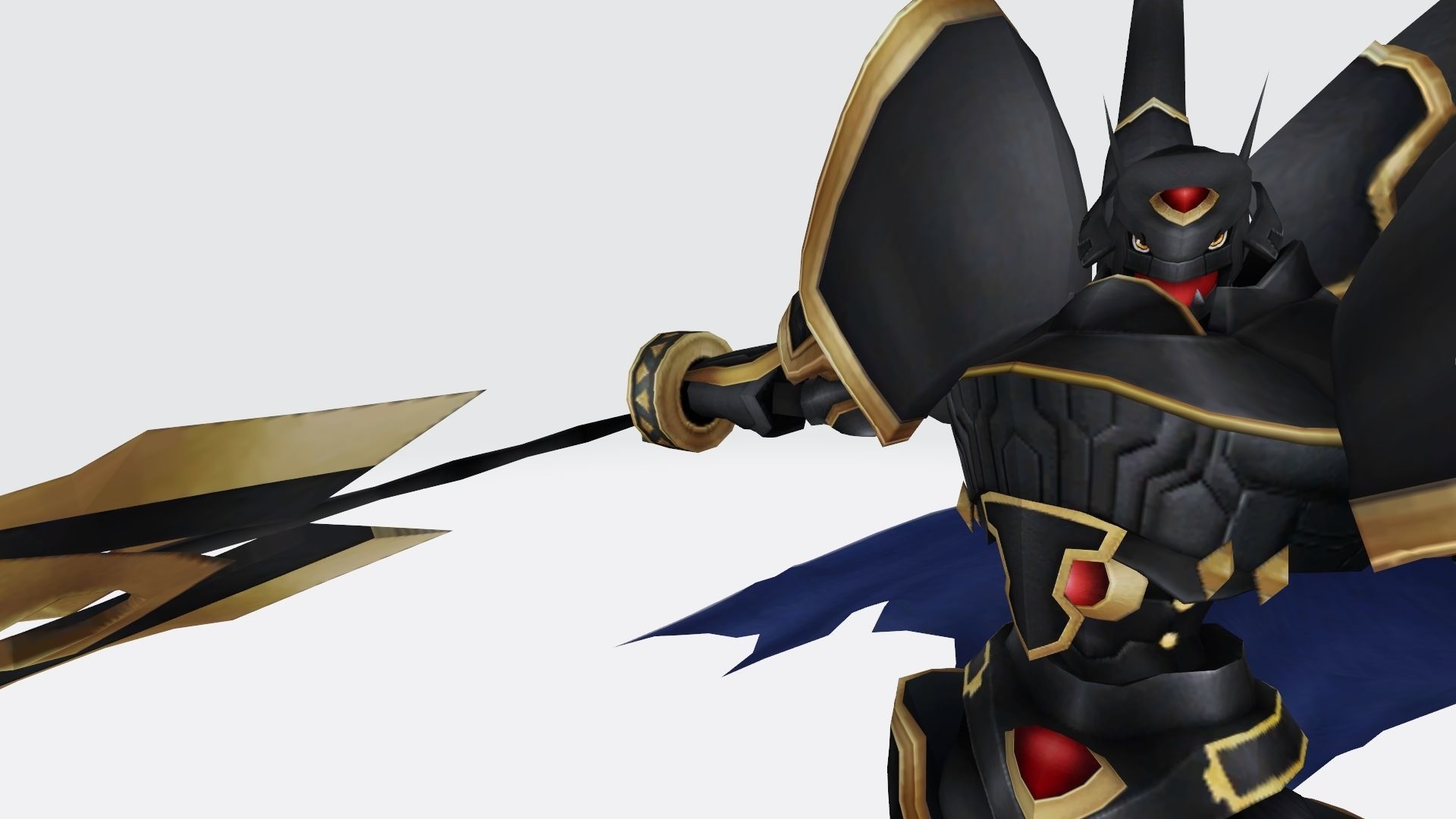 Alphamon Ouryuken 3D print model_11