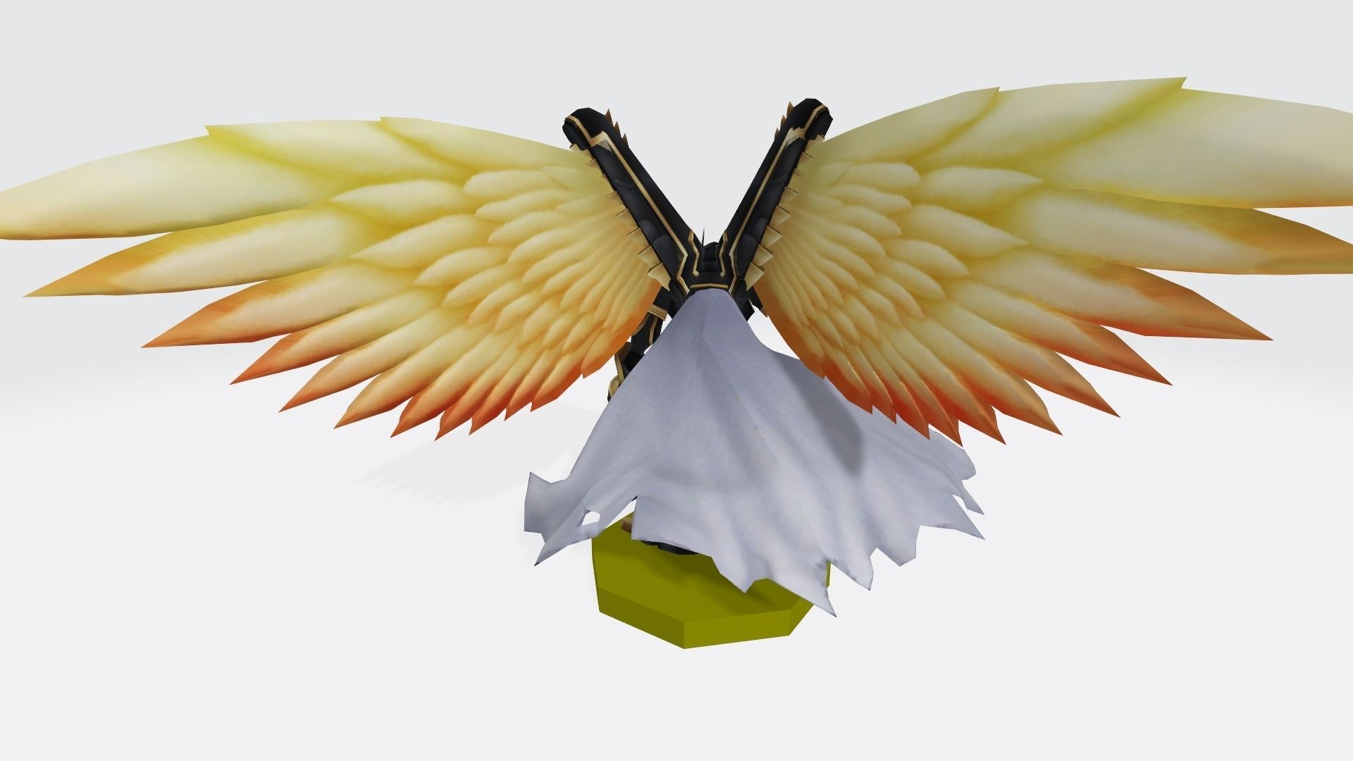 Alphamon Ouryuken 3D print model_5