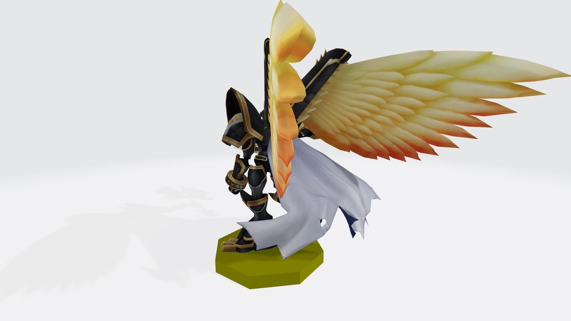 Alphamon Ouryuken 3D print model_4